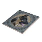 Schäferhund klassisch fliese (Seite)