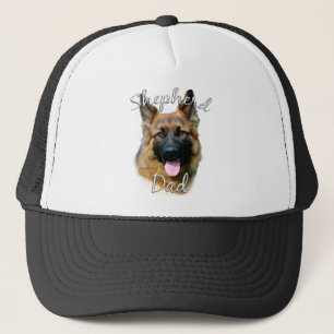 Schäferhund-(langhaariger) Vater 2 Truckerkappe