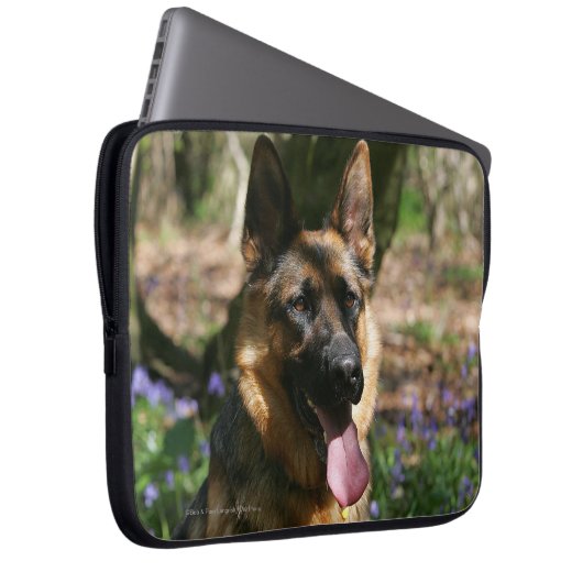 Schäferhund Laptopschutzhülle (Vorne Rechts)
