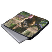 Schäferhund Laptopschutzhülle (Vorne Knopf)