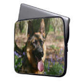 Schäferhund Laptopschutzhülle (Vorderseite Links)