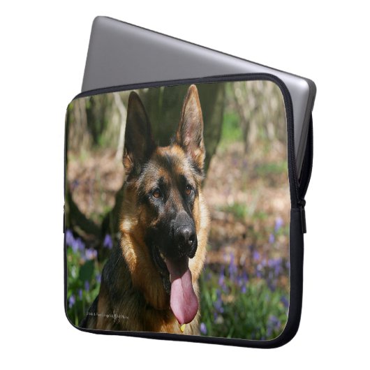 Schäferhund Laptopschutzhülle (Vorderseite Links)
