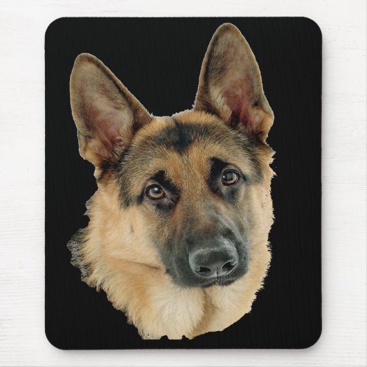 Schäferhund-Liebe Mousepad (Vorne)