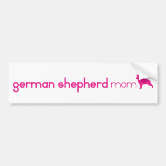 Schäferhund-Mama Autoaufkleber