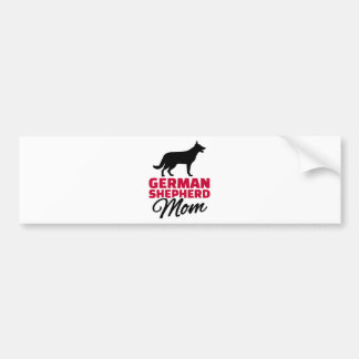 Schäferhund Mama Autoaufkleber