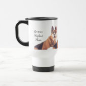 Schäferhund-Mama-Pendler-Kaffee-Tasse Reisebecher (Links)