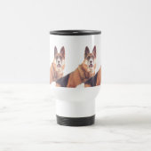 Schäferhund-Mama-Pendler-Kaffee-Tasse Reisebecher (Mittel)