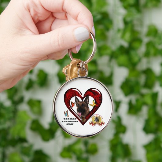Schäferhund-Mama-Schlüsselanhänger Schlüsselanhänger (Hand)