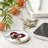 Schäferhund-Mama-Schlüsselanhänger Schlüsselanhänger (Seite)