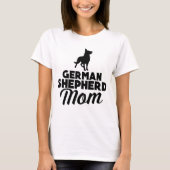 Schäferhund-Mama T-Shirt (Vorderseite)