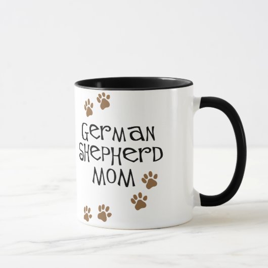 Schäferhund-Mama Tasse (Rechts)