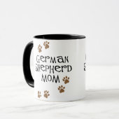 Schäferhund-Mama Tasse (Vorderseite Links)