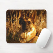 Schäferhund-Mausunterlage Mousepad (Mit Mouse)