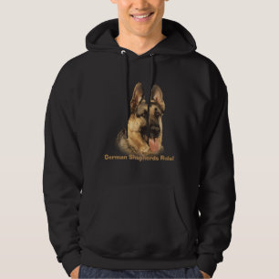Schäferhund-mit Kapuze UnisexSweatshirt Hoodie