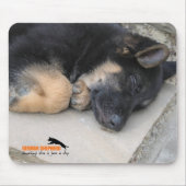 Schäferhund Mousemat Mousepad (Vorne)