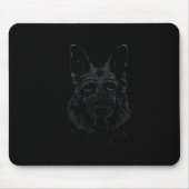 Schäferhund Mousepad (Vorne)