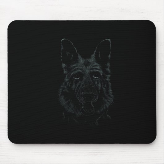 Schäferhund Mousepad (Vorne)