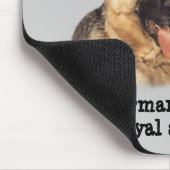 Schäferhund Mousepad (Ecke)