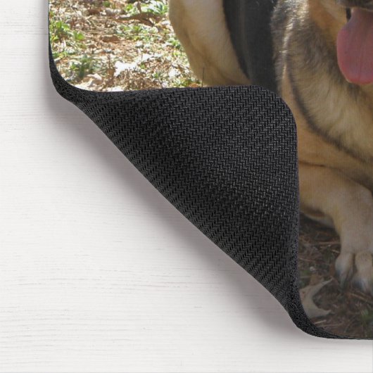 Schäferhund Mousepad (Ecke)