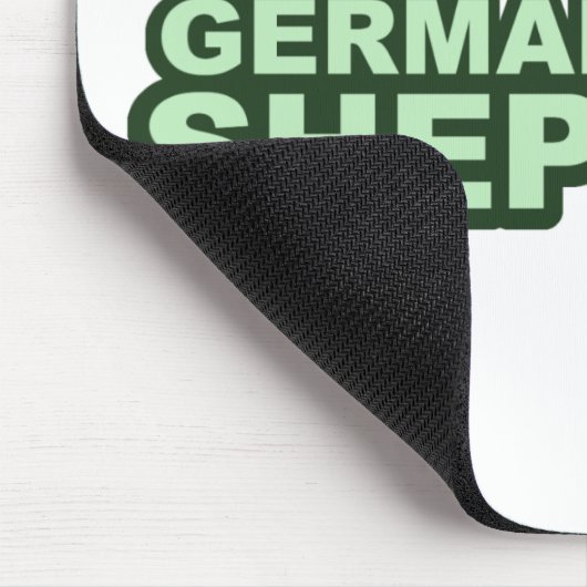 Schäferhund Mousepad (Ecke)