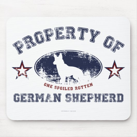 Schäferhund Mousepad (Vorne)