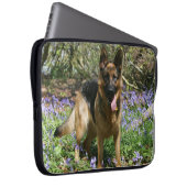Schäferhund-Niederlegung Laptopschutzhülle (Vorne Rechts)