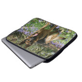 Schäferhund-Niederlegung Laptopschutzhülle (Vorne Knopf)