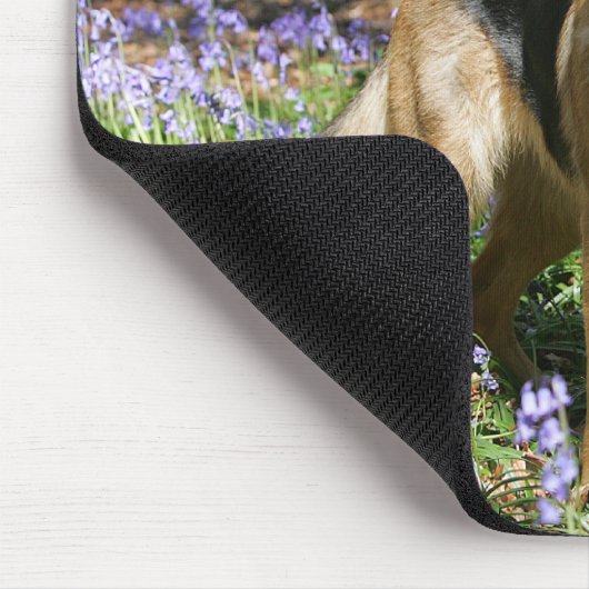 Schäferhund-Niederlegung Mousepad (Ecke)