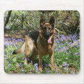 Schäferhund-Niederlegung Mousepad (Vorne)