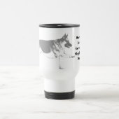 Schäferhund-Pendler-Kaffee-Tasse Reisebecher (Mittel)
