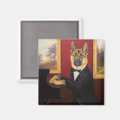 Schäferhund | Piano Waltz Magnet (Vorderseite/Rückseite)