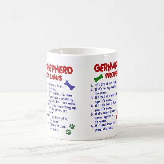 SCHÄFERHUND PL2 KAFFEETASSE (Mittel)