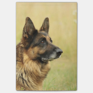 Schäferhund Post-it Klebezettel
