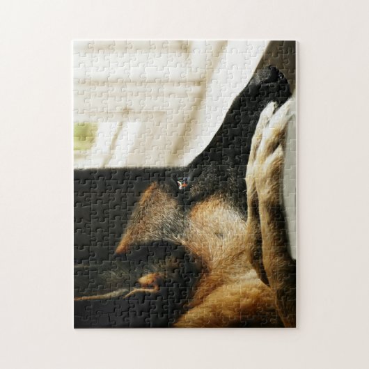 Schäferhund Puzzle (Vertikal)