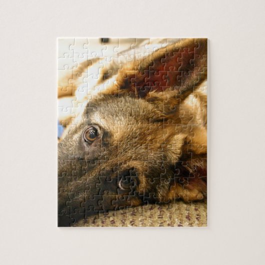 Schäferhund Puzzle (Vertikal)