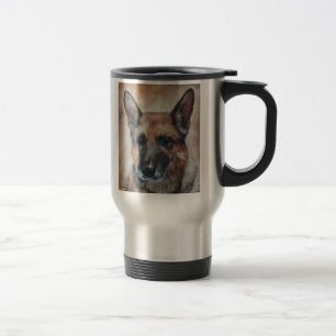 Schäferhund-Reise-Tasse Reisebecher