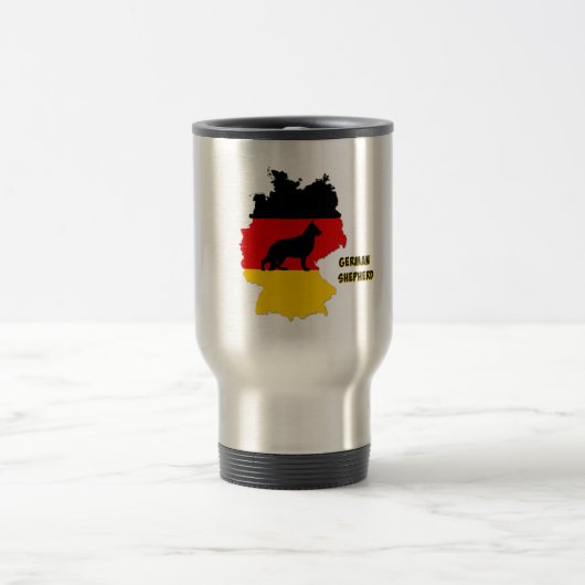 Schäferhund Reisebecher (Mittel)