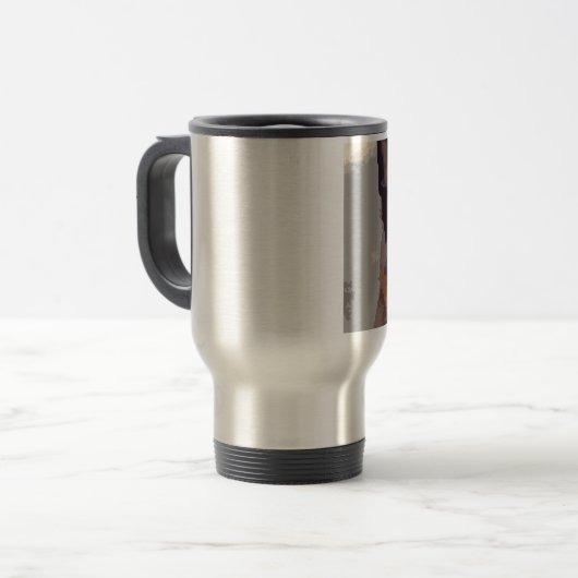 Schäferhund Reisebecher (Vorderseite Links)