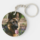 Schäferhund Schlüsselanhänger (Rückseite)