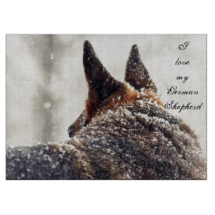 Schäferhund-Schneidebrett Schneidebrett