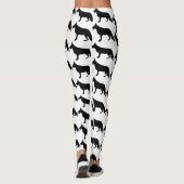 Schäferhund Schwarz Pur Leggings (Rückseite)