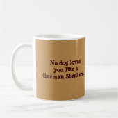 Schäferhund-sehr hübsche Tasse (Links)