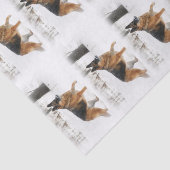 Schäferhund-Seidenpapier Seidenpapier (Ausschnitt)