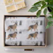 Schäferhund-Seidenpapier Seidenpapier (Geschenk)