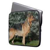 Schäferhund-Show-Stand Laptopschutzhülle (Vorderseite Links)