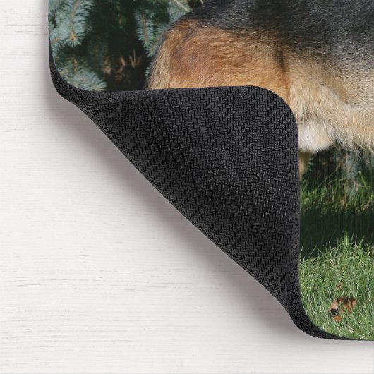 Schäferhund-Show-Stand Mousepad (Ecke)