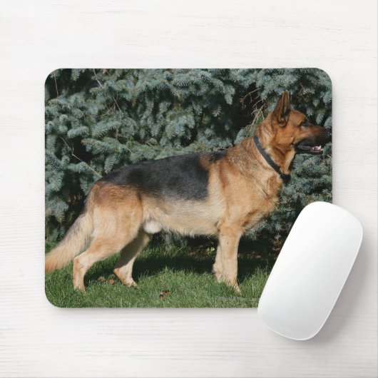 Schäferhund-Show-Stand Mousepad (Mit Mouse)
