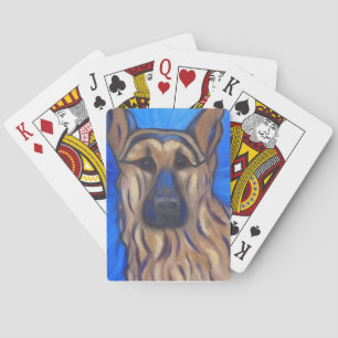 Schäferhund Spielkarten