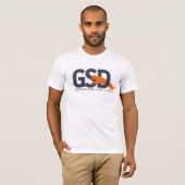 Schäferhund-SPRINGENDER T - Shirt (Vorne ganz)