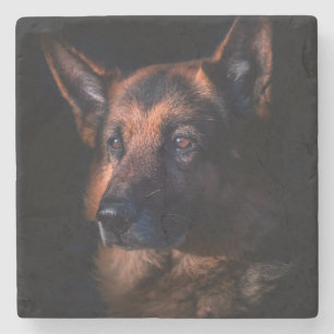 Schäferhund Steinuntersetzer